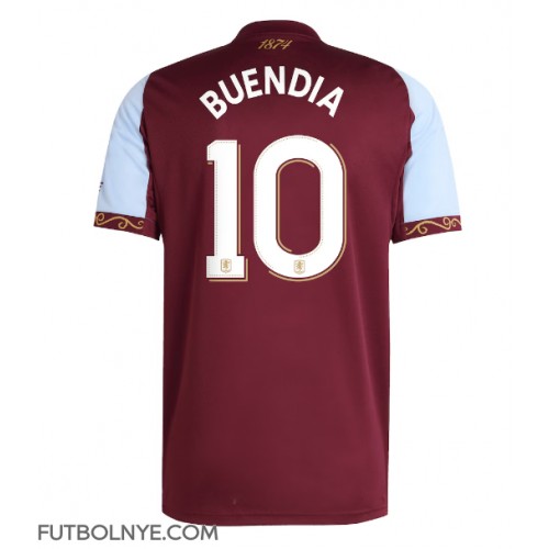 Camiseta Aston Villa Emiliano Buendia #10 Primera Equipación 2025-26 manga corta